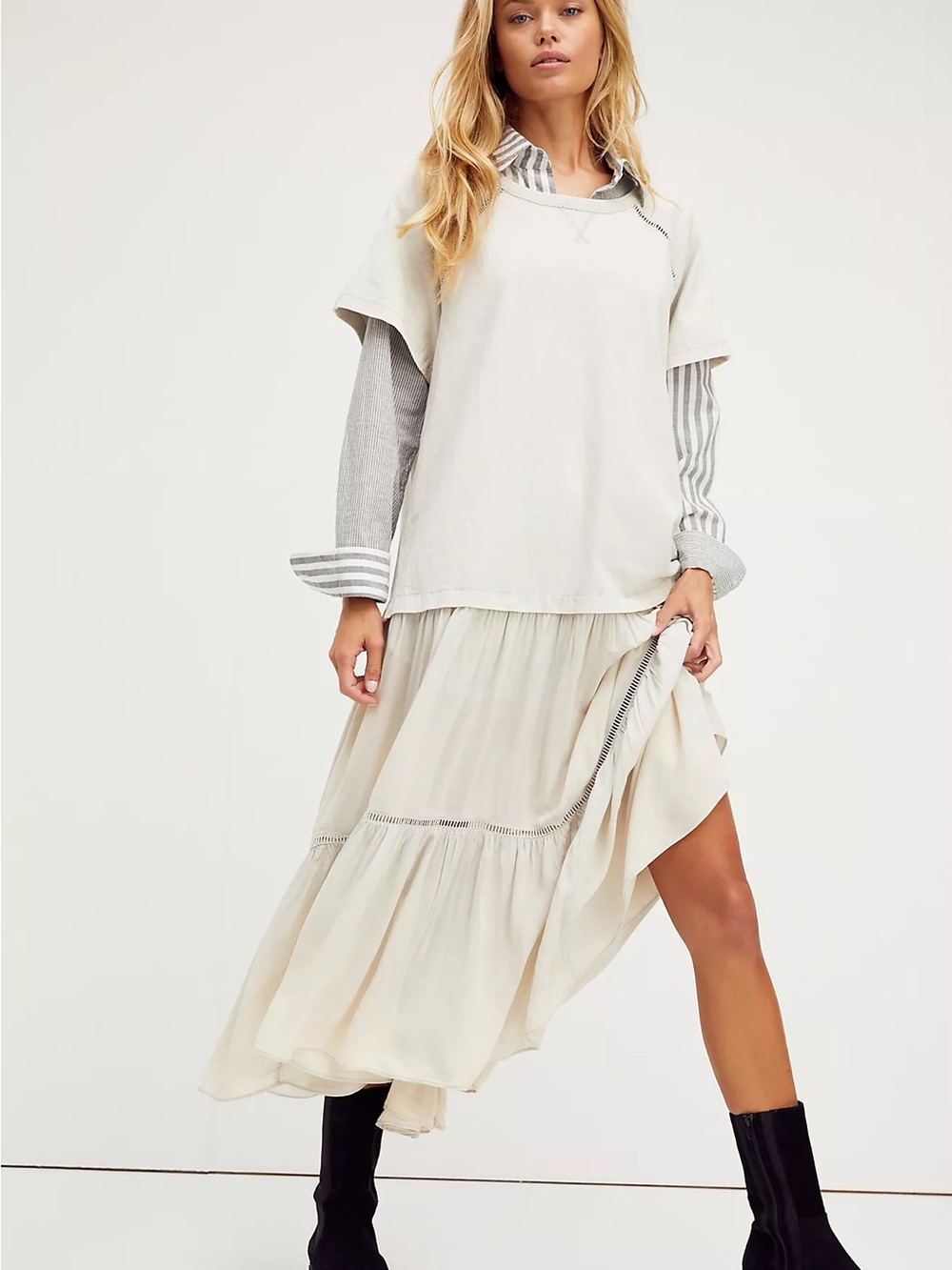 Free People Sun Fade Midi Dress - Picture 2 of 9